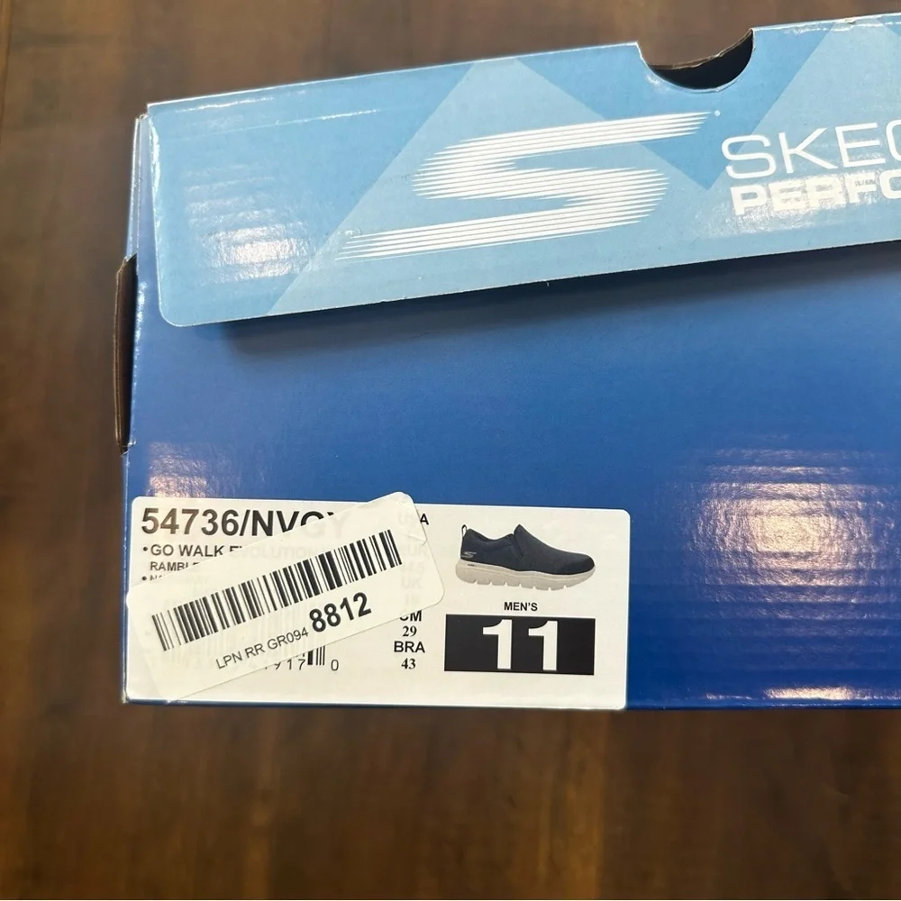 Skechers Go Walk Evolution Ultra Ramble | NIB | Navy/Gray | Men’s 11 - Picture 8 of 8